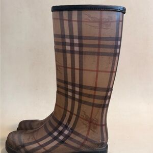Burberry Nova Check Rain Boots